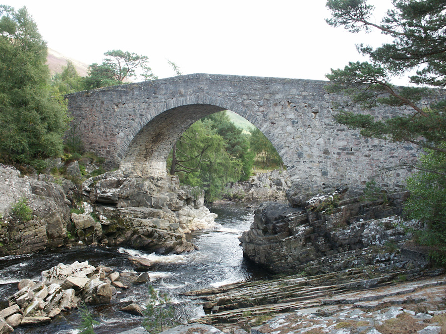 Little Garve Bridge over River Black Water
